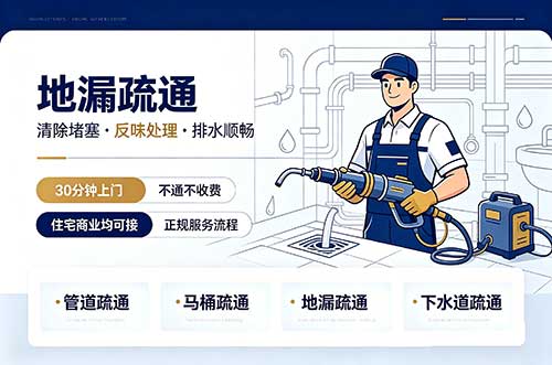 乌什地漏疏通