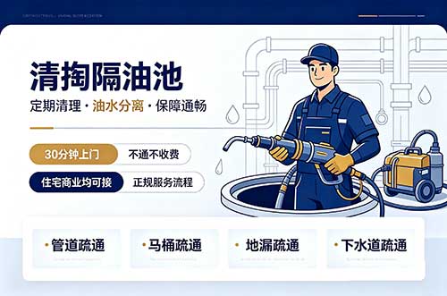 乌什清掏隔油池
